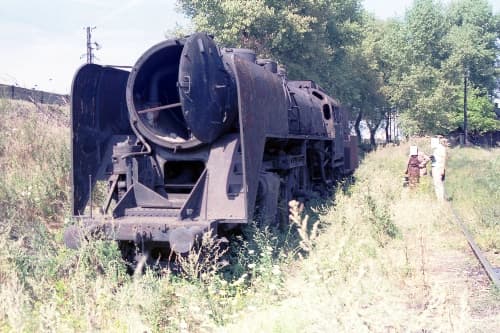 A 303,002-es mozdony megőrzött állapotban